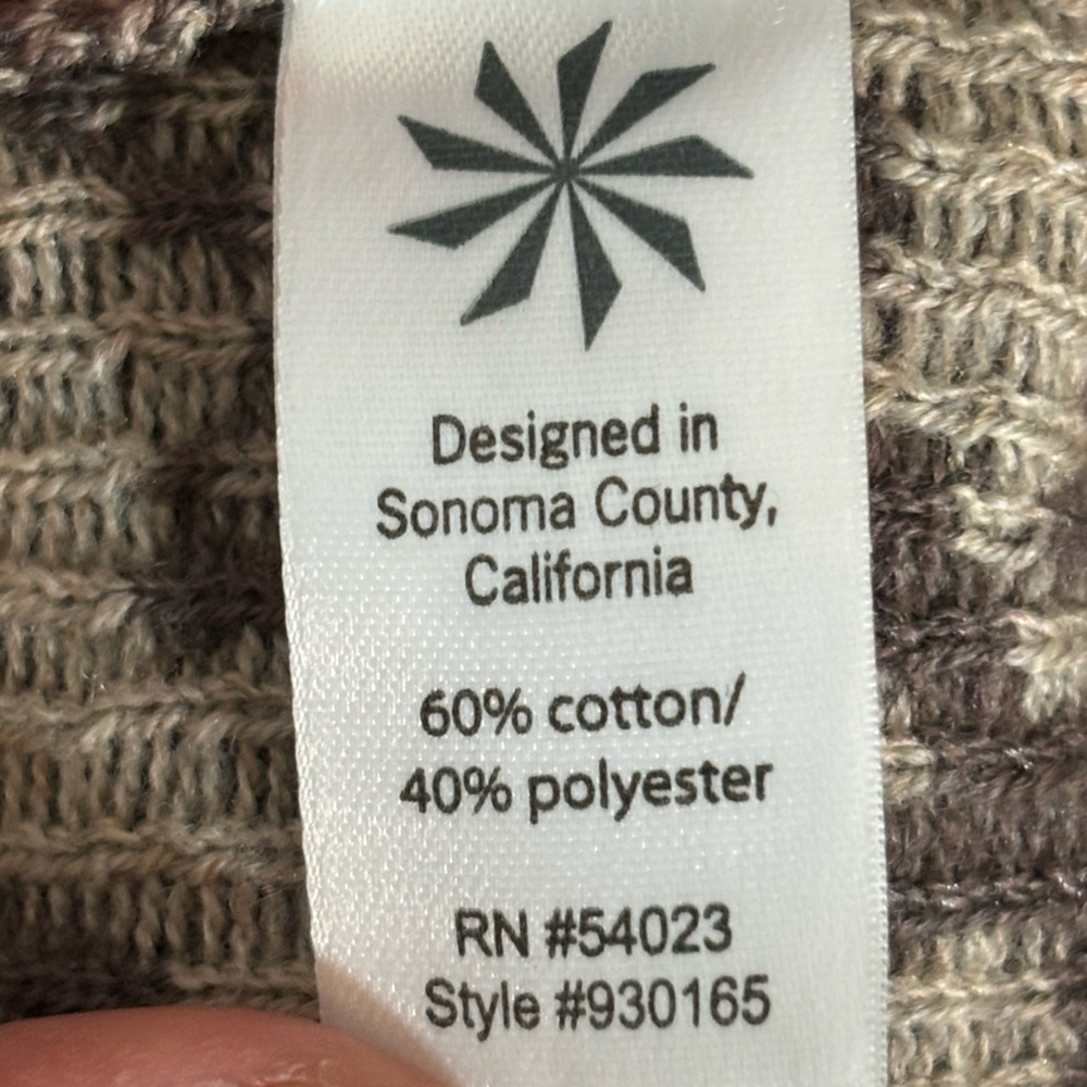 Athleta Jacquard Sweater Dress Brown Beige Knit Pattern XXS - Picture 4 of 10